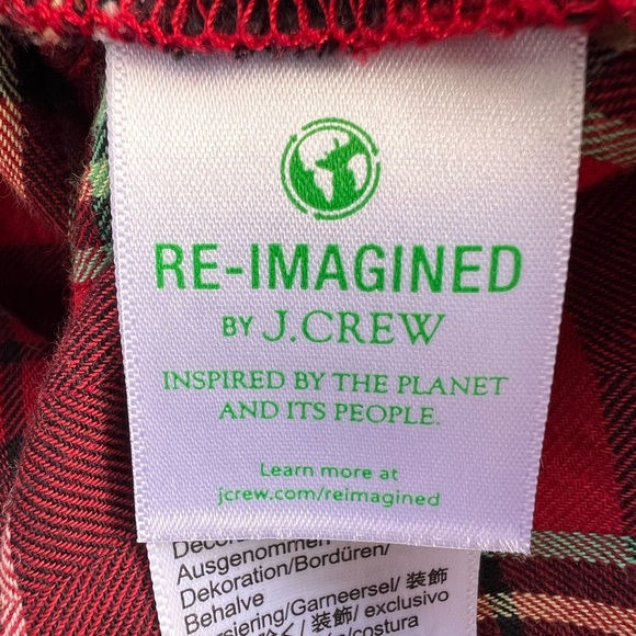 J.Crew Tartan Plaid Popover Blouse - Picture 5 of 10